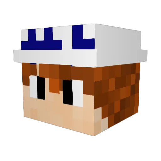 YouSpiltMyTEA Minecraft avatar head, 3D render