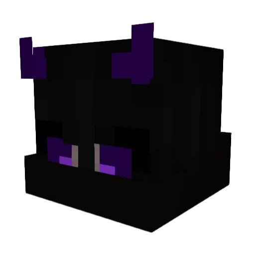 YouTube_ZronX Minecraft avatar head, 3D render