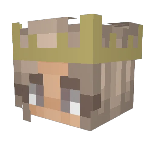 YouknowEm Minecraft avatar head, 3D render