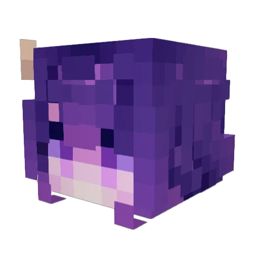 Youmikoo Minecraft avatar head, 3D render