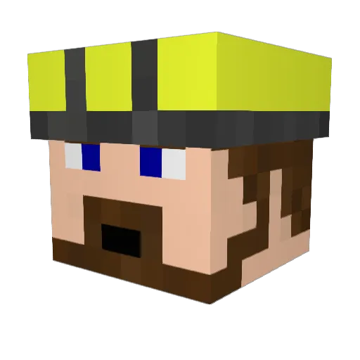 YounHo_97 Minecraft avatar head, 3D render