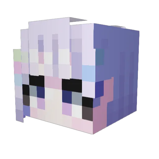 Youneed_62 Minecraft avatar head, 3D render