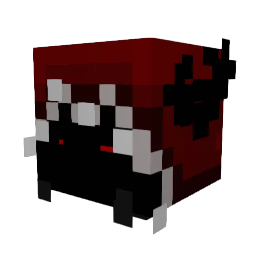 Youneedpants Minecraft avatar head, 3D render