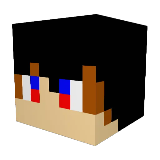 YounesBro_ Minecraft avatar head, 3D render