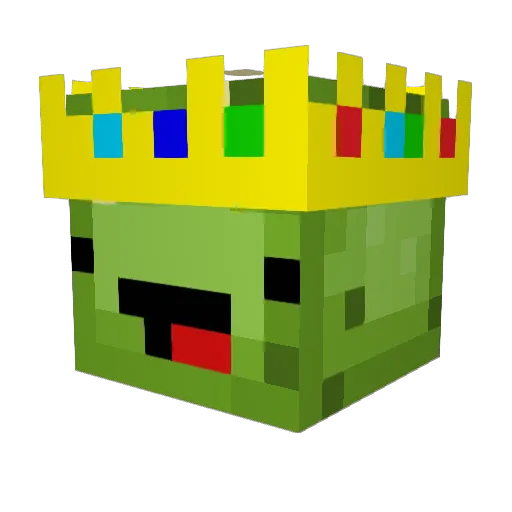 Younes_RMA Minecraft avatar head, 3D render