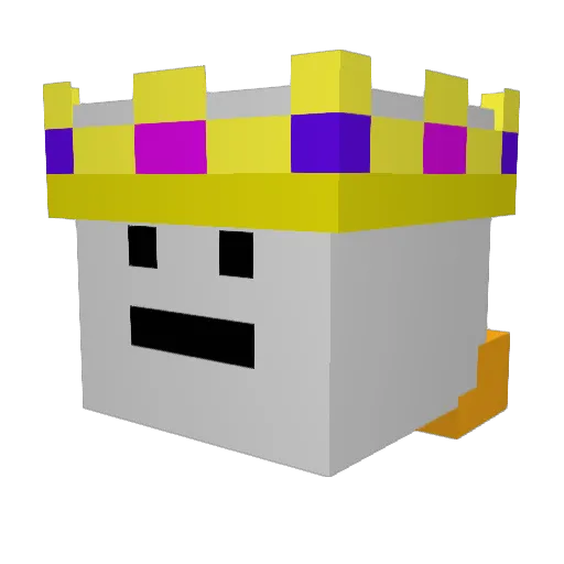 Young0n3 Minecraft avatar head, 3D render