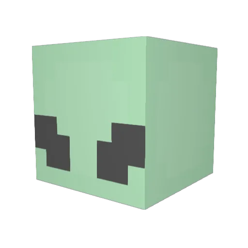 YoungAlien22 Minecraft avatar head, 3D render