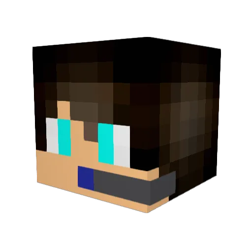 YoungApe260 Minecraft avatar head, 3D render