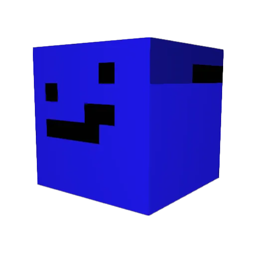 YoungBeej Minecraft avatar head, 3D render