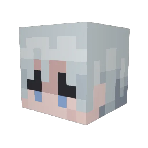 YoungFleshlight Minecraft avatar head, 3D render