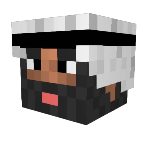 YoungLloyd Minecraft avatar head, 3D render