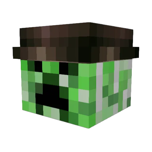 YoungMoneySoup Minecraft avatar head, 3D render
