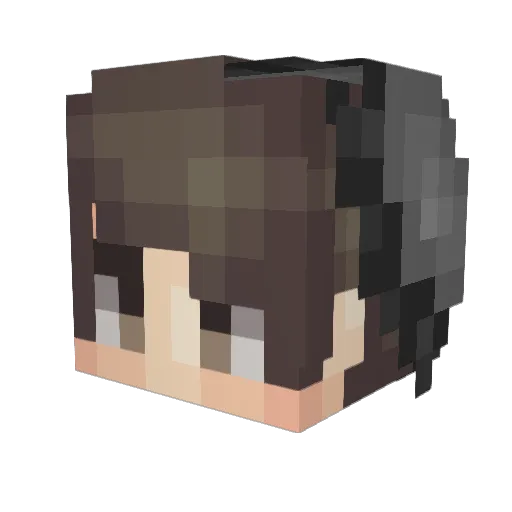 YoungRangeRover Minecraft avatar head, 3D render