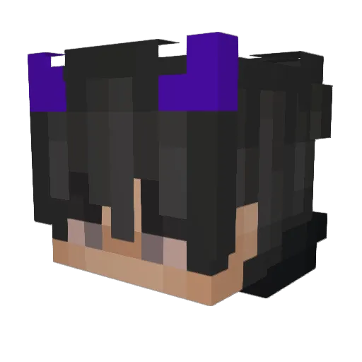 YoungStitch186 Minecraft avatar head, 3D render