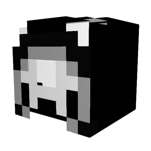 YoungTal Minecraft avatar head, 3D render