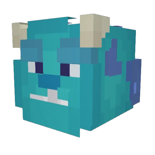YoungTarry69 Minecraft avatar head, 3D render