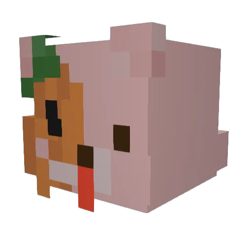 Young_157 Minecraft avatar head, 3D render