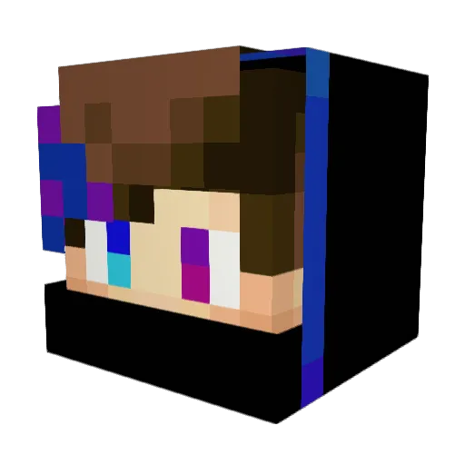 Young_Arni Minecraft avatar head, 3D render