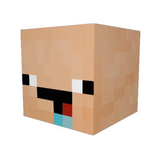 Young_Hov Minecraft avatar head, 3D render