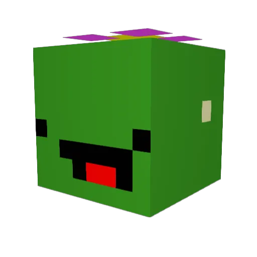Young_Siimba Minecraft avatar head, 3D render