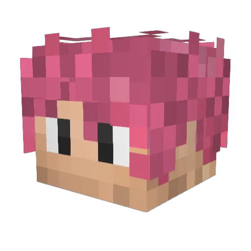 Youngblood019 Minecraft avatar head, 3D render