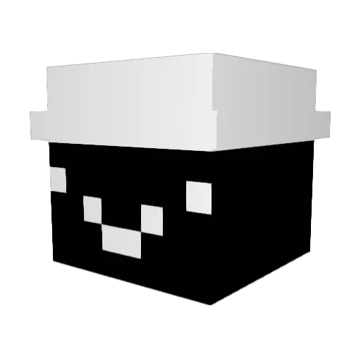 Youngers_ Minecraft avatar head, 3D render