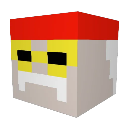 YounggApex Minecraft avatar head, 3D render