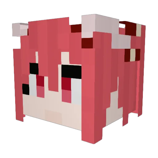 Youngin099 Minecraft avatar head, 3D render