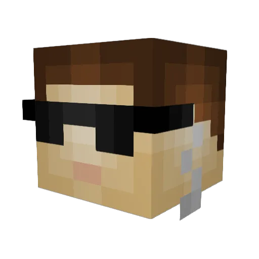 Youngspy56 Minecraft avatar head, 3D render