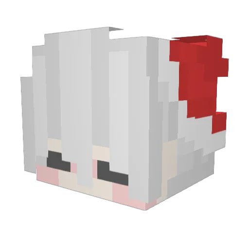 Younyou0904 Minecraft avatar head, 3D render