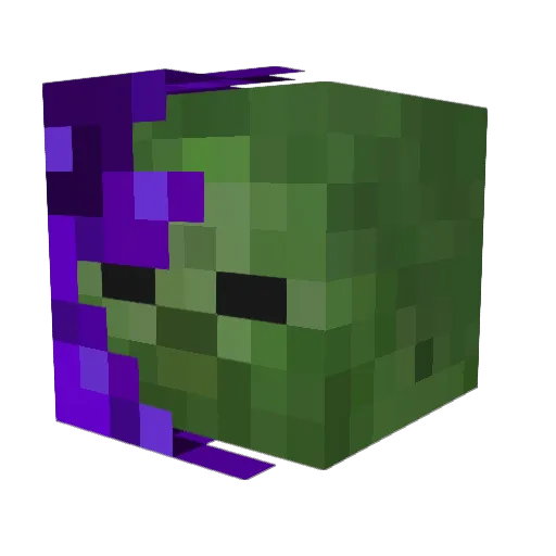 YourAverageEmo Minecraft avatar head, 3D render