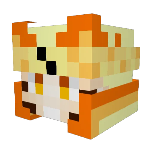 YourBoyDill Minecraft avatar head, 3D render