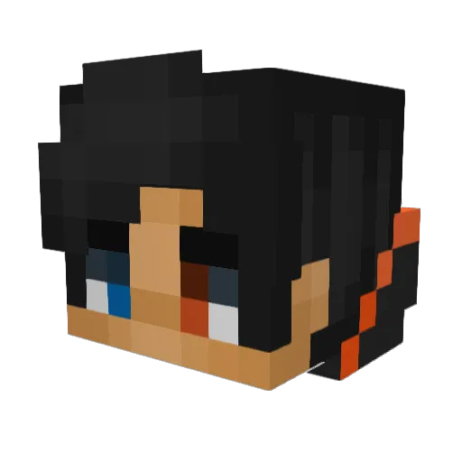 YourBoyIsCool Minecraft avatar head, 3D render