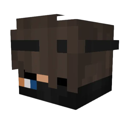 YourCousin Minecraft avatar head, 3D render