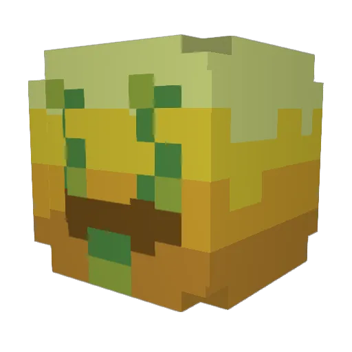 YourDreamMan Minecraft avatar head, 3D render