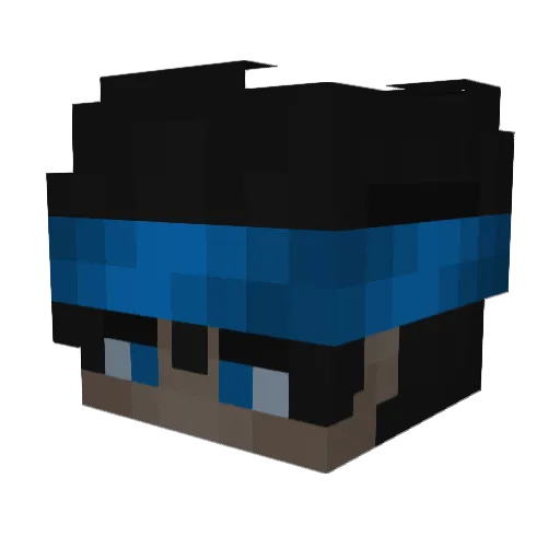 YourEnemys Minecraft avatar head, 3D render