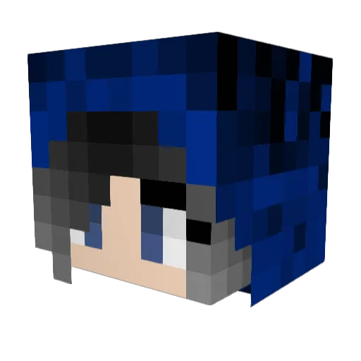 YourFriendlyMom Minecraft avatar head, 3D render