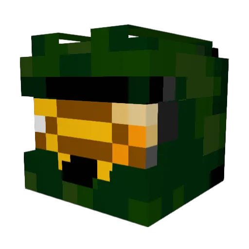 YourGransAnBrick Minecraft avatar head, 3D render