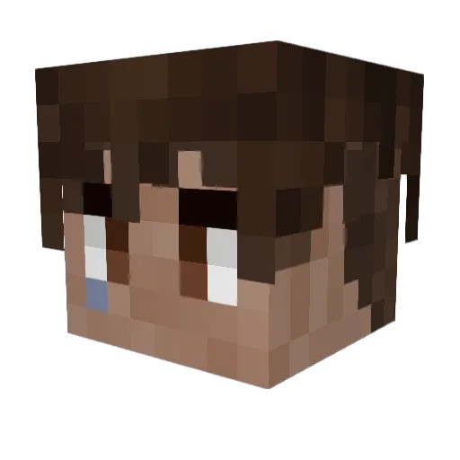 YourGrillMorgan Minecraft avatar head, 3D render