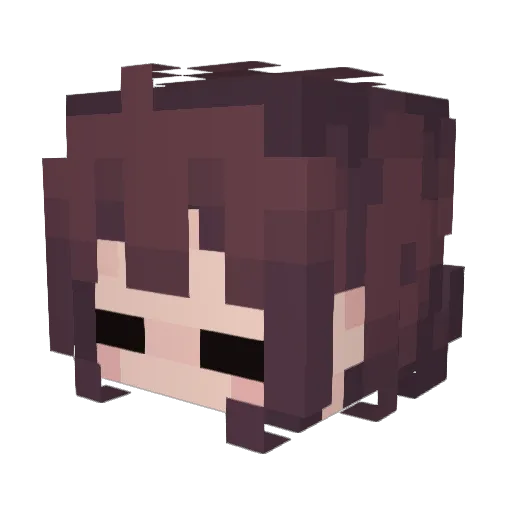 YourLclCemetery Minecraft avatar head, 3D render