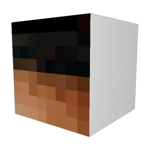 YourLocalArchist Minecraft avatar head, 3D render