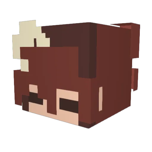 YourLocalMofff Minecraft avatar head, 3D render