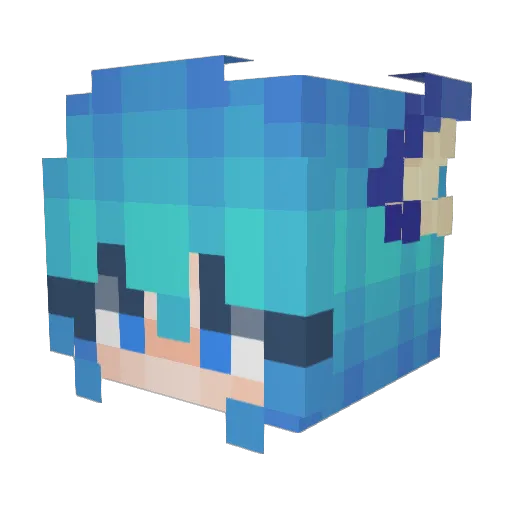 YourLocalpotatoe Minecraft avatar head, 3D render