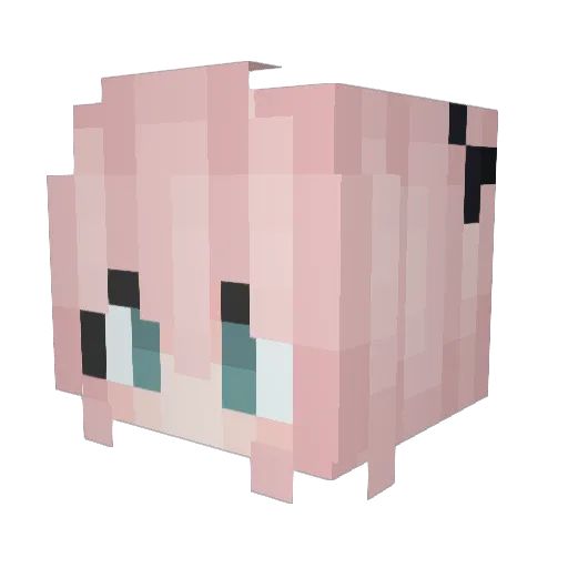 YourMOMKaren Minecraft avatar head, 3D render