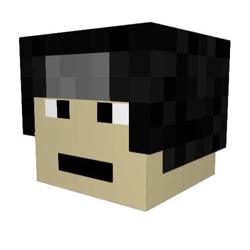 YourMom246801 Minecraft avatar head, 3D render