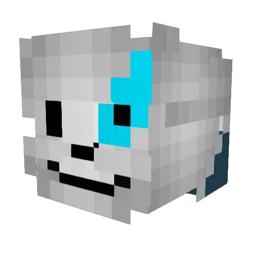 YourMomSaidYes Minecraft avatar head, 3D render