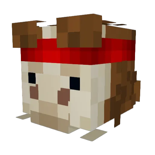 YourNightmare_05 Minecraft avatar head, 3D render