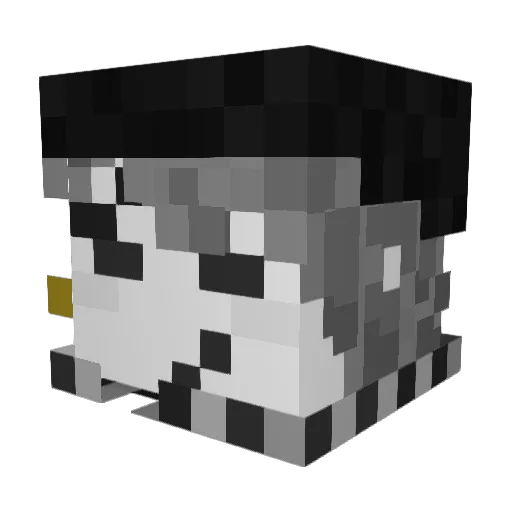YourOnlineMom Minecraft avatar head, 3D render