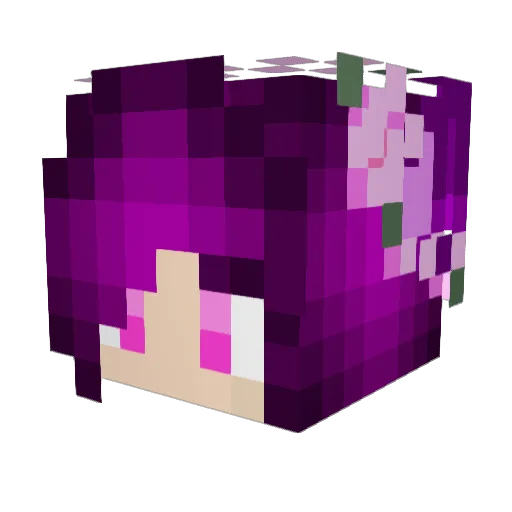 YourOnlyLilly Minecraft avatar head, 3D render
