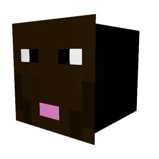 YourOtherDad Minecraft avatar head, 3D render